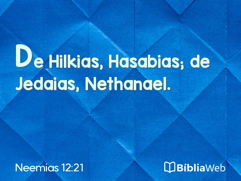 Neemias 12:21 em imagem para compartilhar