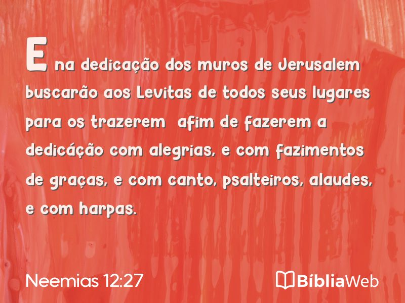 Neemias 12:27 em imagem para compartilhar