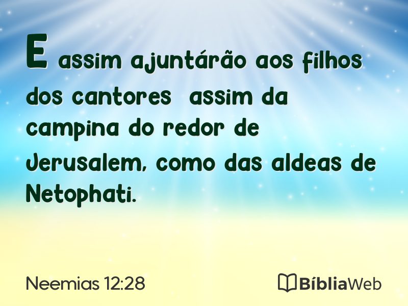 Neemias 12:28 em imagem para compartilhar