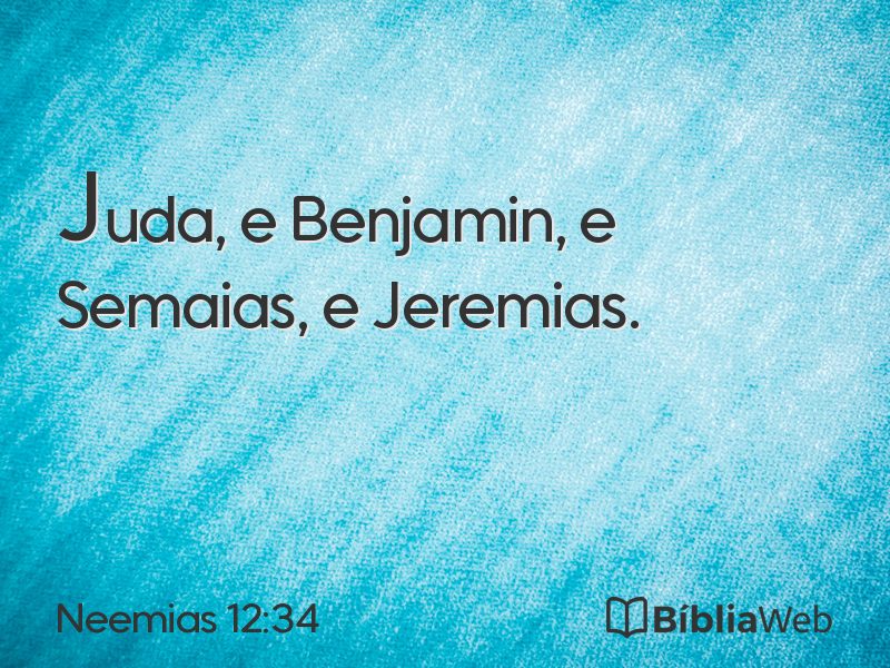 Neemias 12:34 em imagem para compartilhar