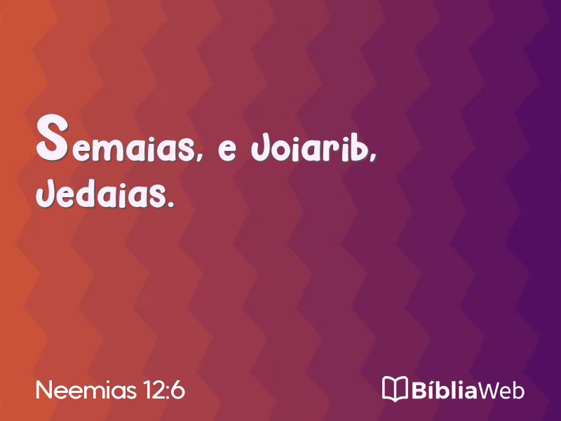 Neemias 12:6 em imagem para compartilhar