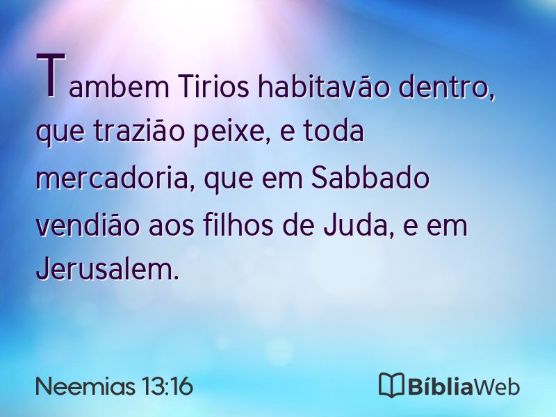 Neemias 13:16 em imagem para compartilhar