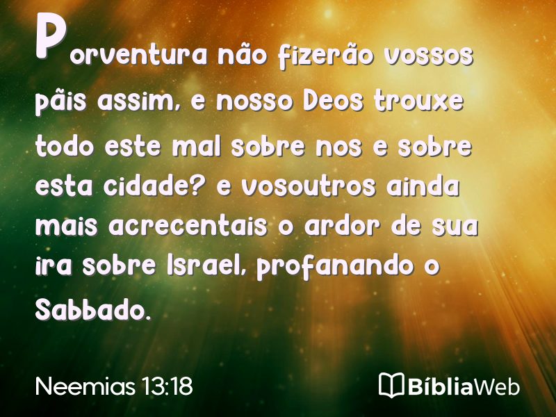 Neemias 13:18 em imagem para compartilhar