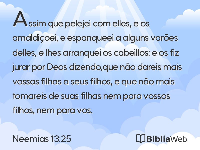 Neemias 13:25 em imagem para compartilhar