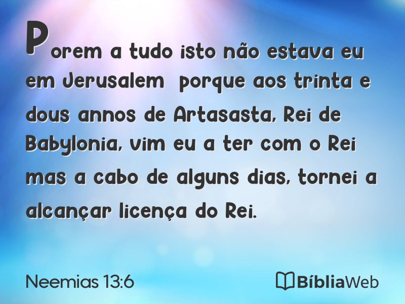 Neemias 13:6 em imagem para compartilhar