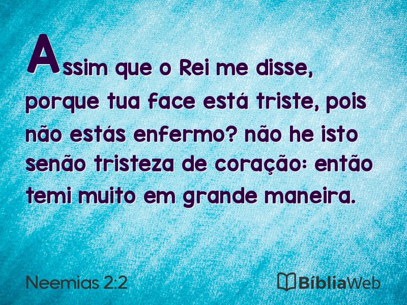 Neemias 2:2 em imagem para compartilhar