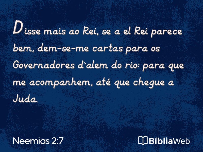 Neemias 2:7 em imagem para compartilhar