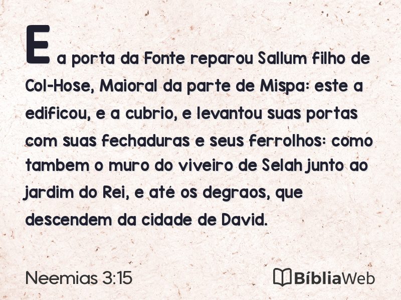 Neemias 3:15 em imagem para compartilhar