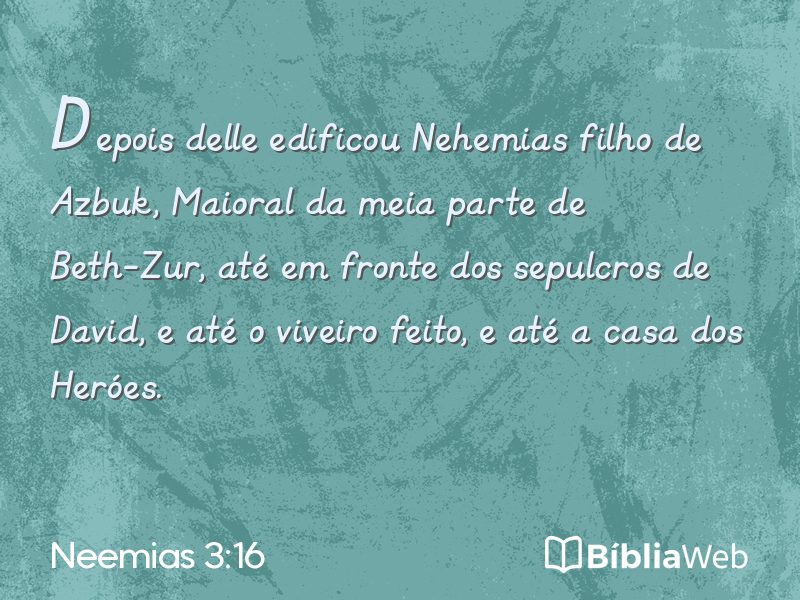 Neemias 3:16 em imagem para compartilhar