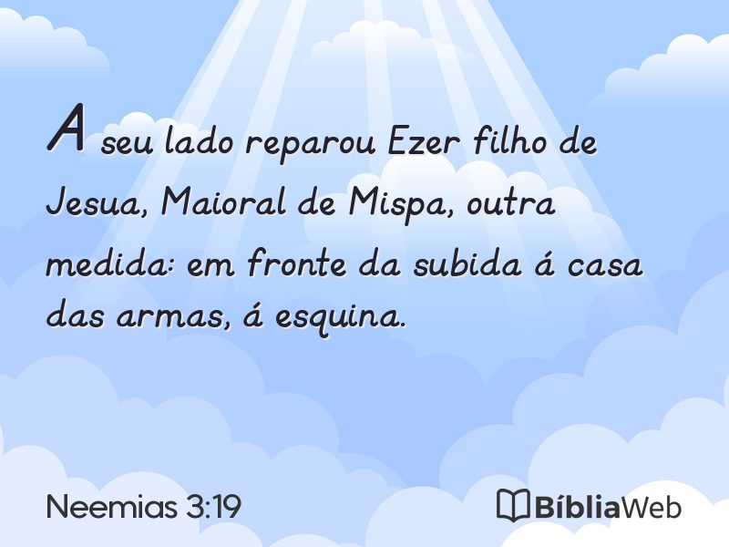 Neemias 3:19 em imagem para compartilhar