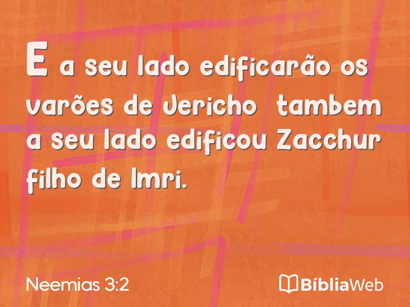 Neemias 3:2 em imagem para compartilhar