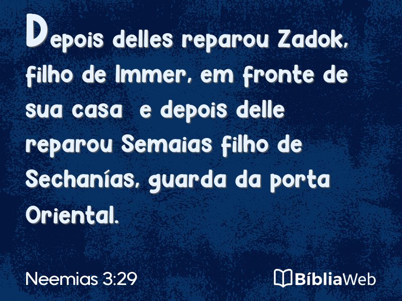 Neemias 3:29 em imagem para compartilhar