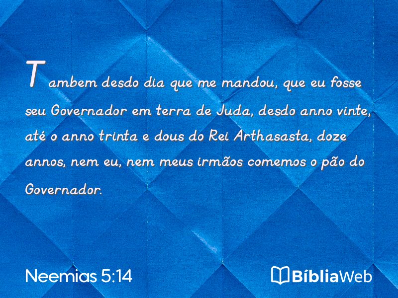 Neemias 5:14 em imagem para compartilhar