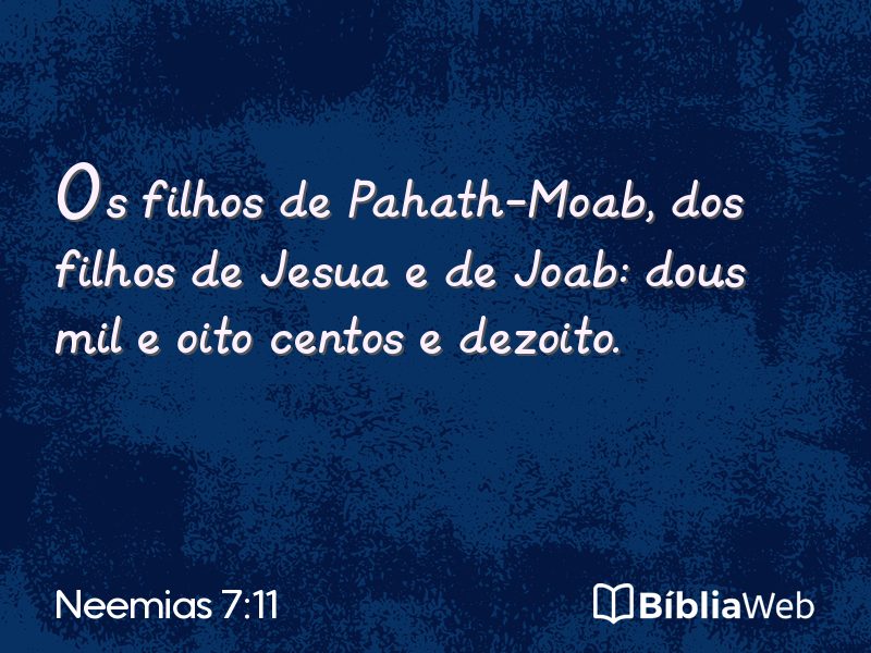 Neemias 7:11 em imagem para compartilhar