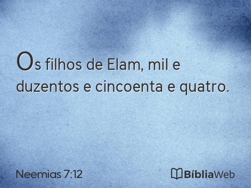 Neemias 7:12 em imagem para compartilhar