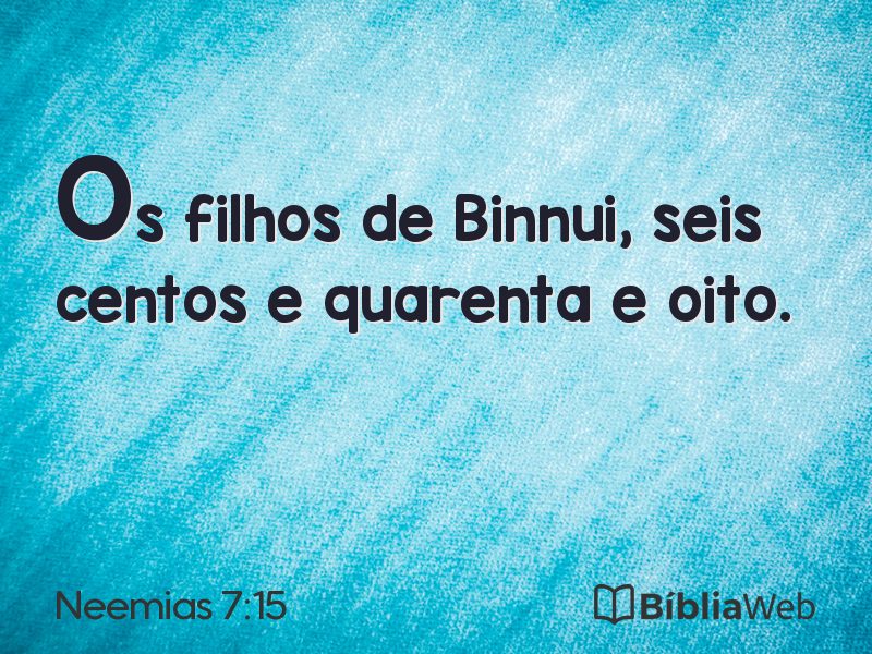 Neemias 7:15 em imagem para compartilhar