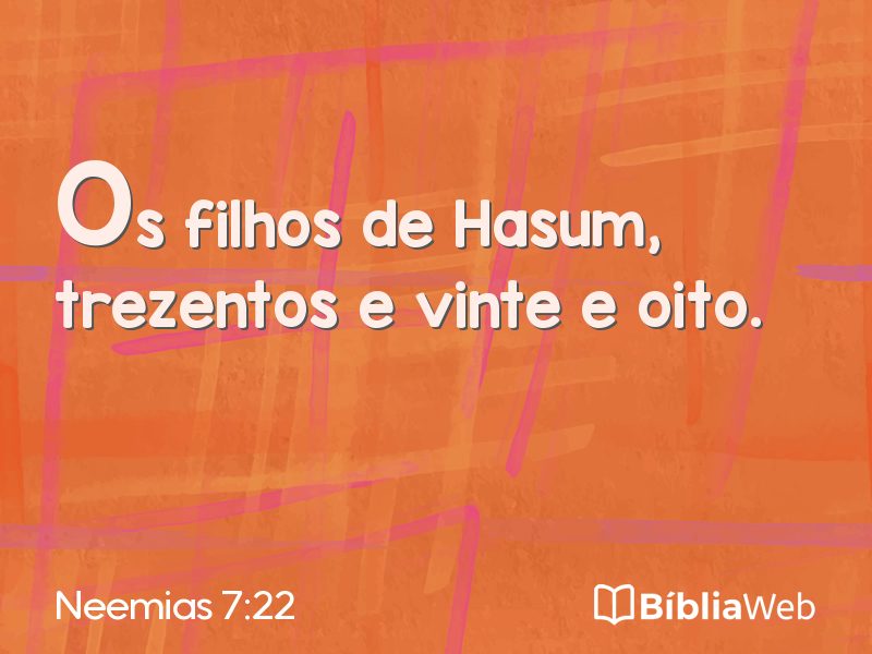 Neemias 7:22 em imagem para compartilhar