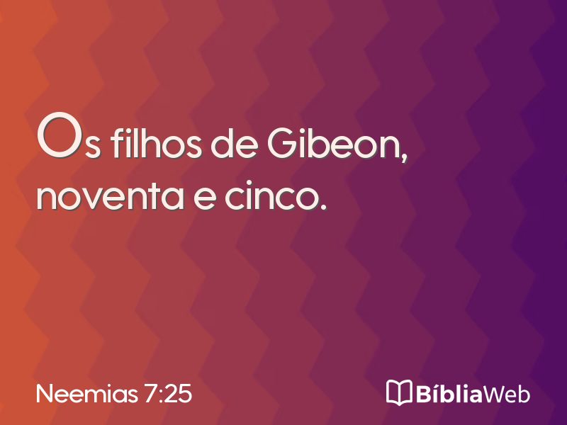 Neemias 7:25 em imagem para compartilhar