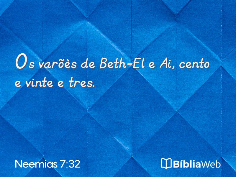 Neemias 7:32 em imagem para compartilhar
