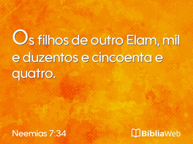 Neemias 7:34 em imagem para compartilhar