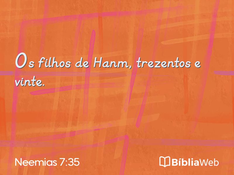 Neemias 7:35 em imagem para compartilhar