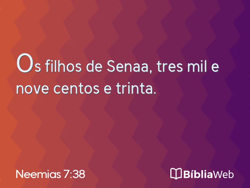 Neemias 7:38 em imagem para compartilhar