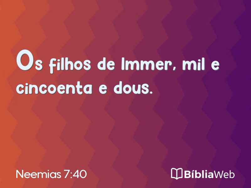 Neemias 7:40 em imagem para compartilhar