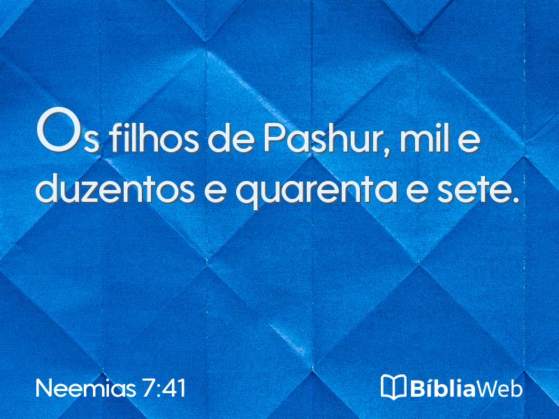 Neemias 7:41 em imagem para compartilhar
