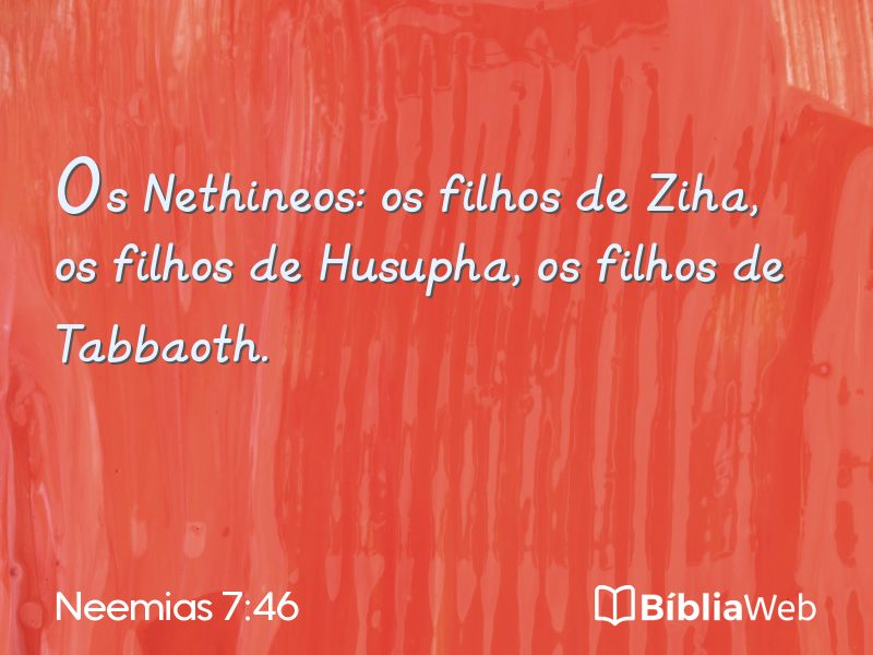 Neemias 7:46 em imagem para compartilhar