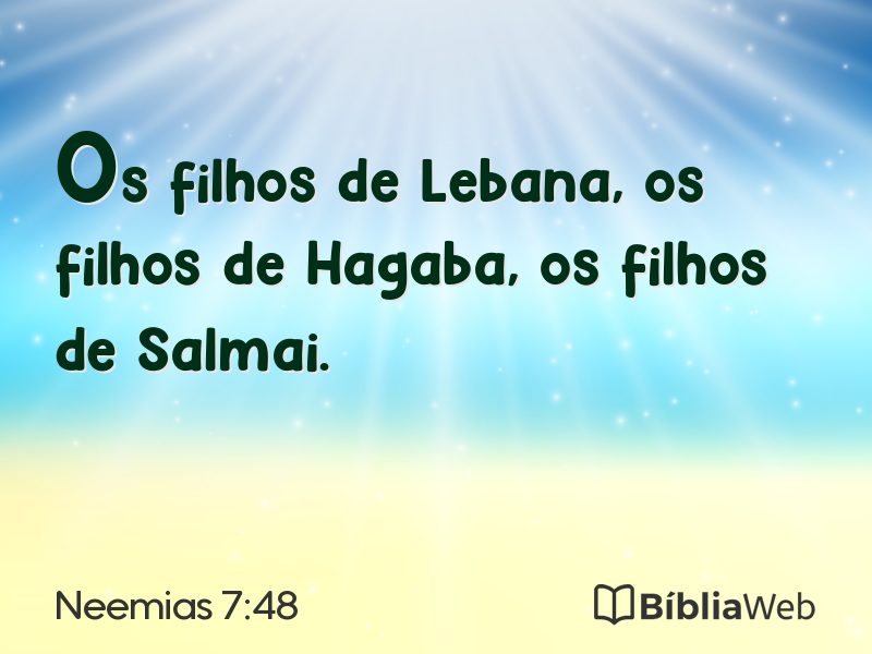 Neemias 7:48 em imagem para compartilhar