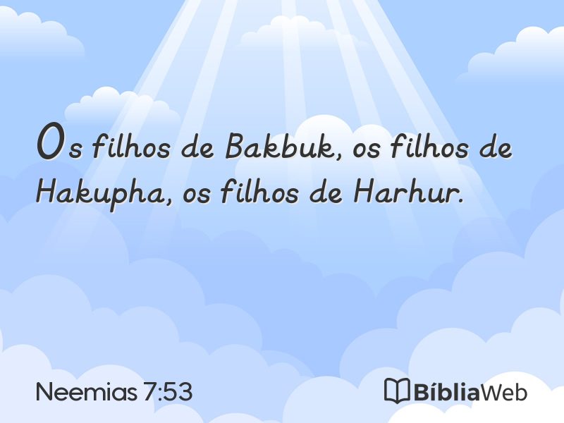 Neemias 7:53 em imagem para compartilhar
