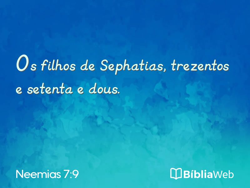 Neemias 7:9 em imagem para compartilhar