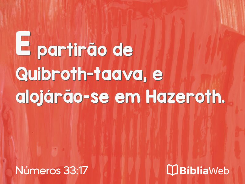 Números 33:17 em imagem para compartilhar