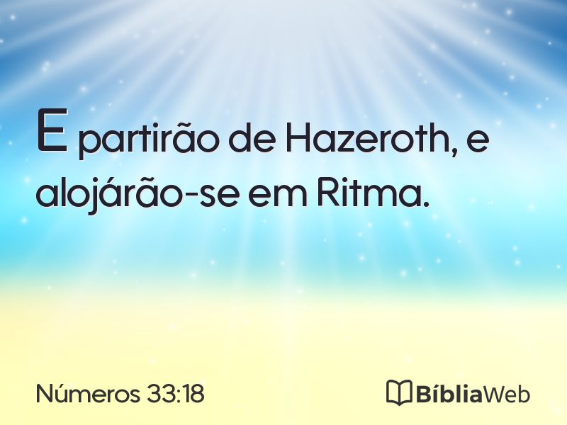 Números 33:18 em imagem para compartilhar