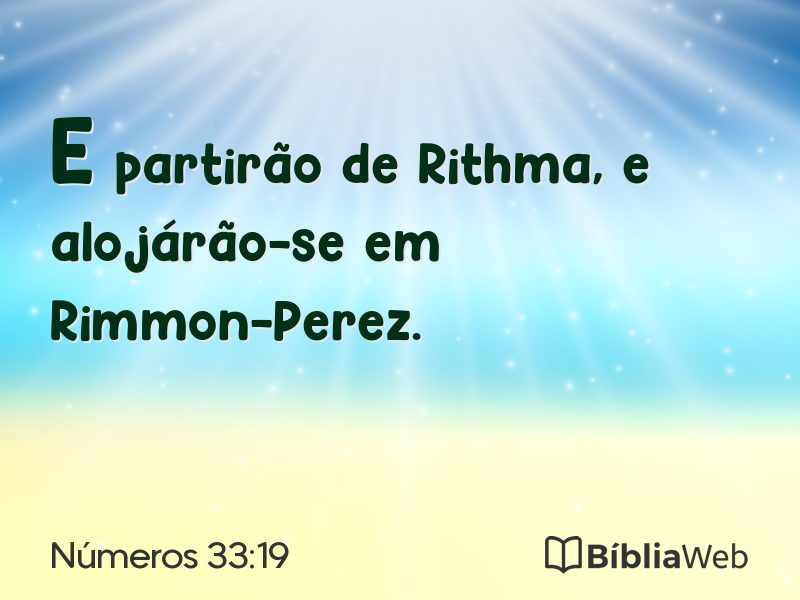 Números 33:19 em imagem para compartilhar