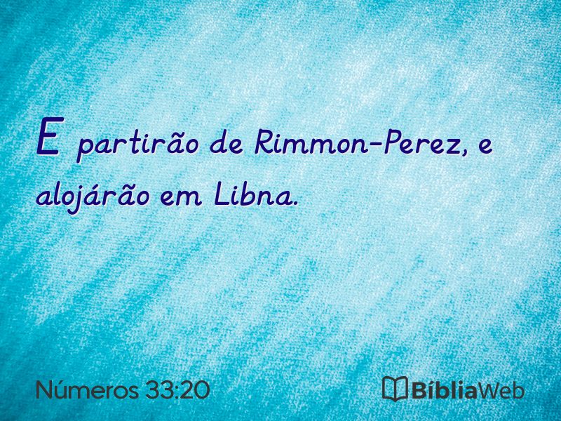 Números 33:20 em imagem para compartilhar