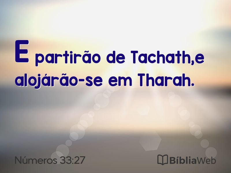 Números 33:27 em imagem para compartilhar