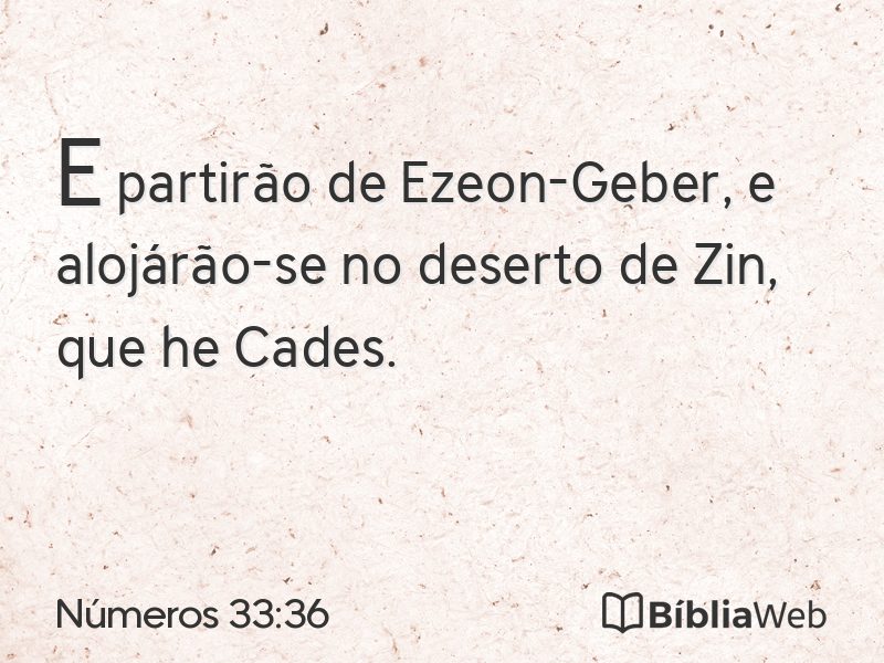 Números 33:36 em imagem para compartilhar