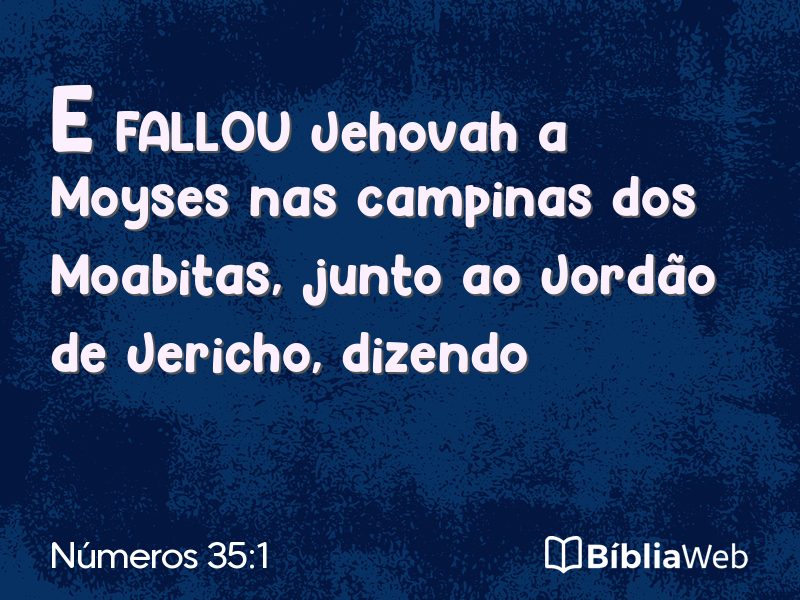 Números 35:1 em imagem para compartilhar