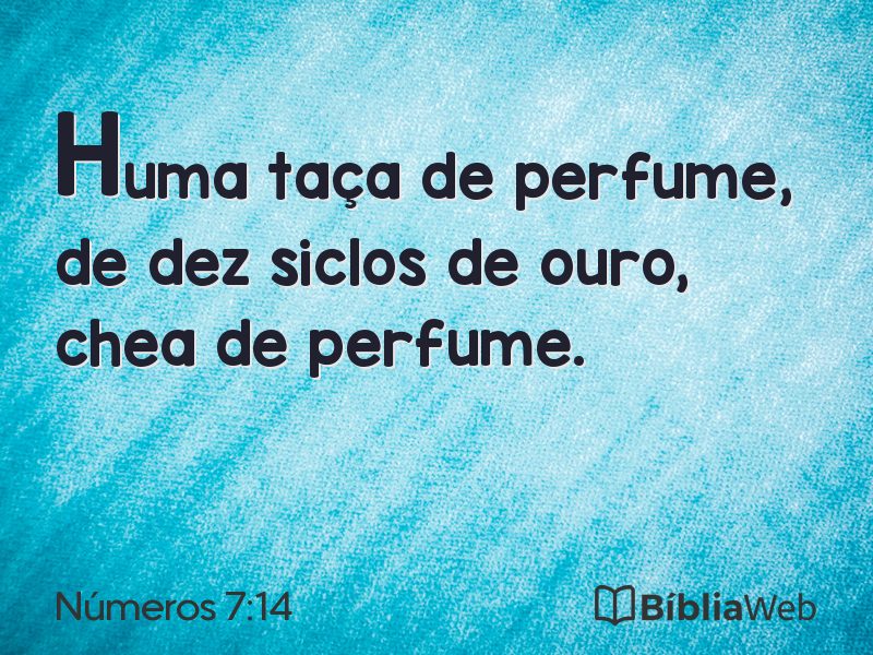 Números 7:14 em imagem para compartilhar