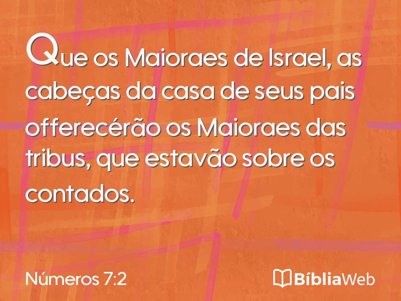 Números 7:2 em imagem para compartilhar