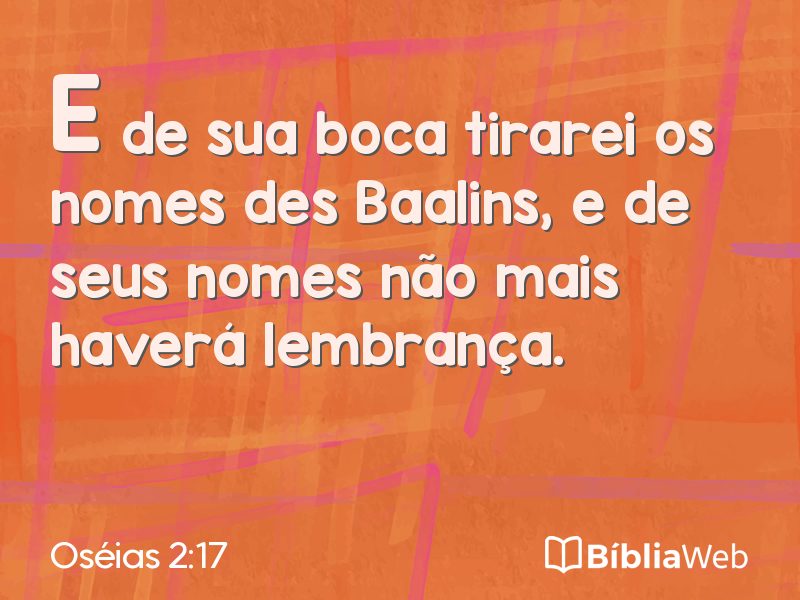 Oséias 2:17 em imagem para compartilhar