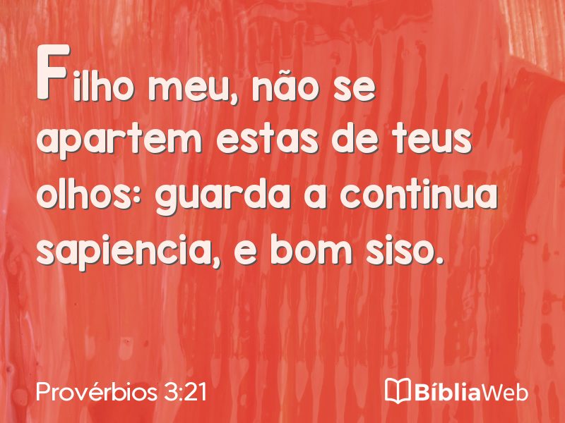 Provérbios 3:21 em imagem para compartilhar