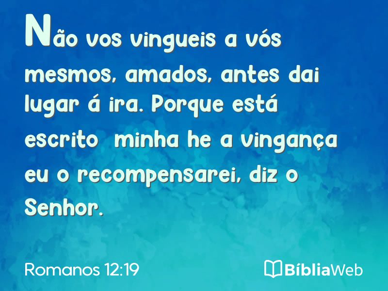 Romanos 12:19 em imagem para compartilhar