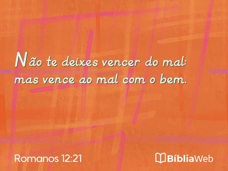 Romanos 12:21 em imagem para compartilhar