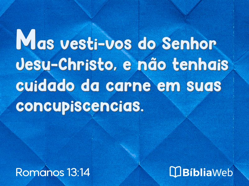 Romanos 13:14 em imagem para compartilhar