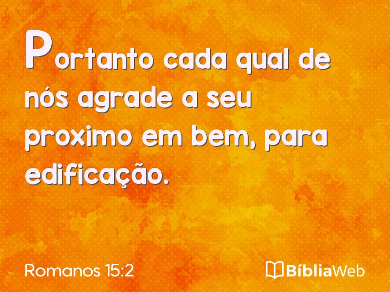 Romanos 15:2 em imagem para compartilhar