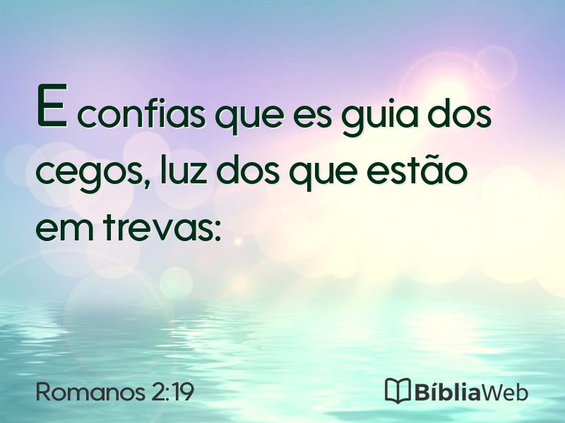 Romanos 2:19 em imagem para compartilhar