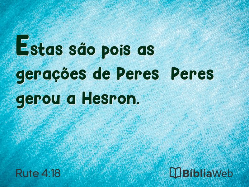 Rute 4:18 em imagem para compartilhar