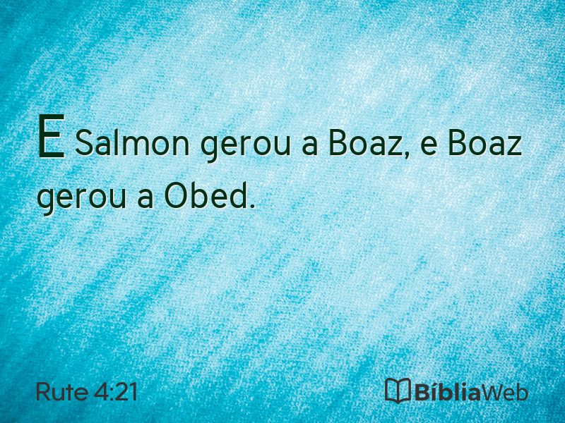 Rute 4:21 em imagem para compartilhar